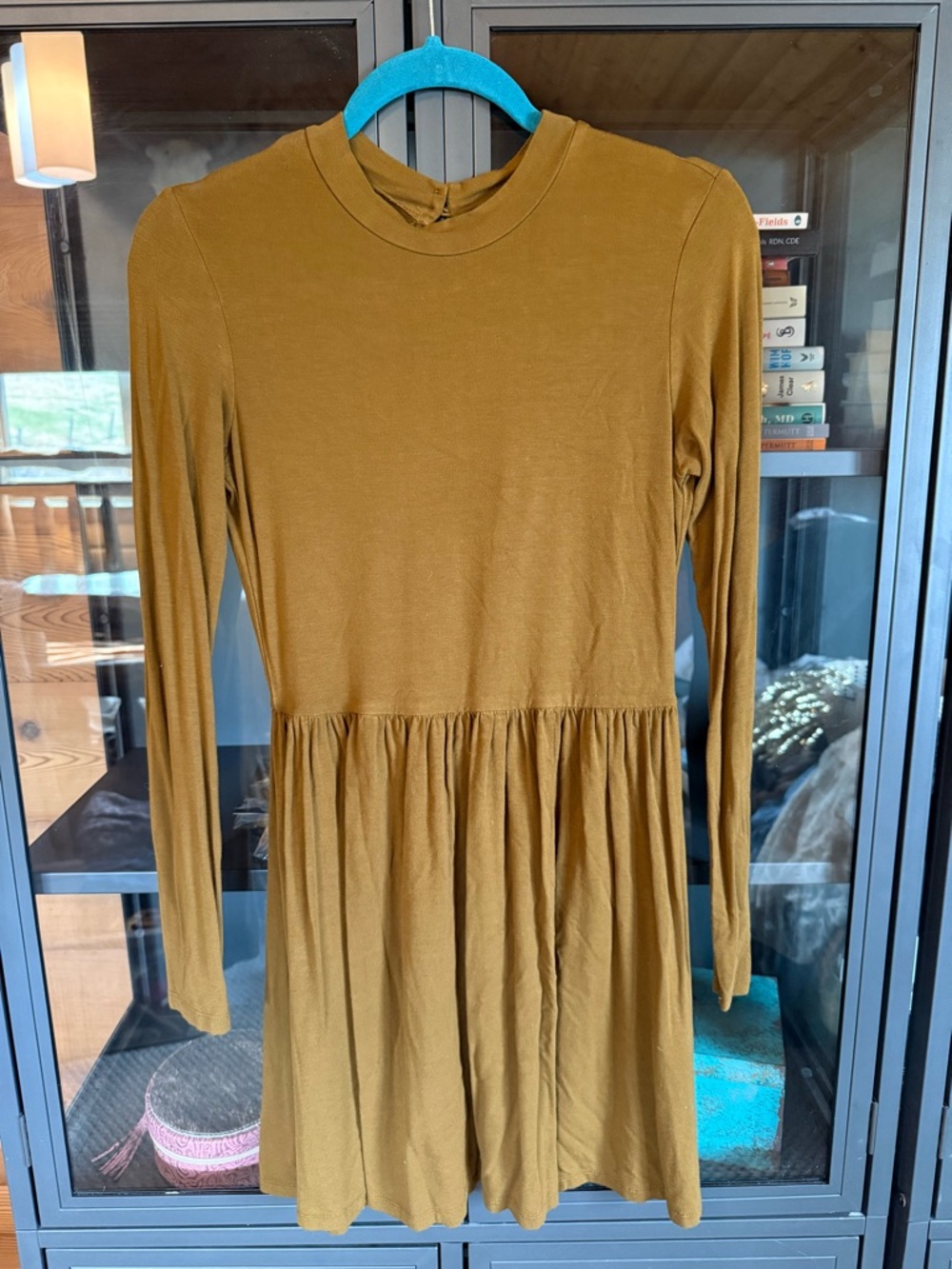 Forever 21 Long-Sleeve Tunic in Mustard